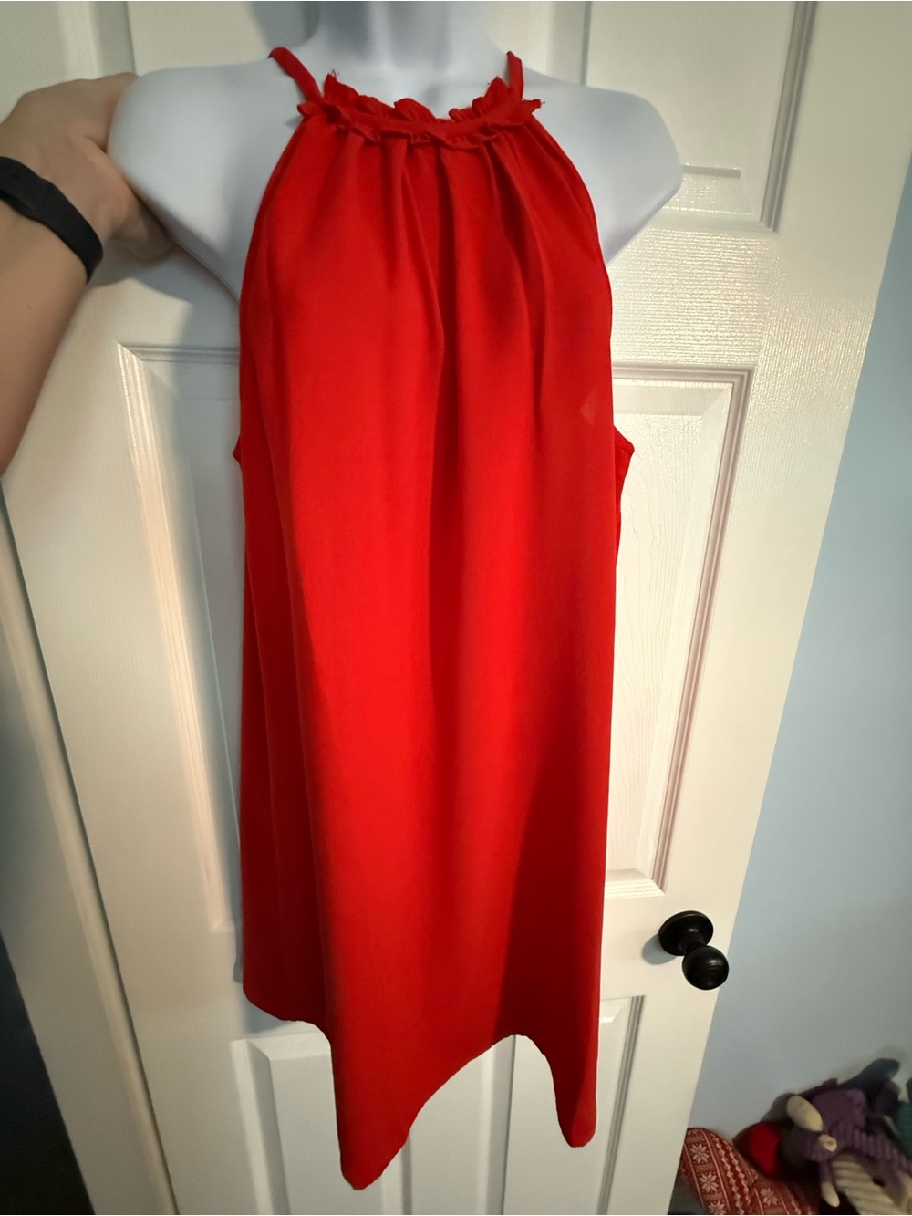 Red Halter Neck Dress